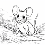 Wild Rat Coloring Pages: Scenic Outdoor Setting 3