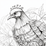 Wild Turkeys in Autumn Coloring Pages 3