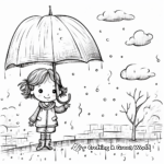 Windy and Rainy Day Coloring Pages 1