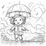 Windy and Rainy Day Coloring Pages 3
