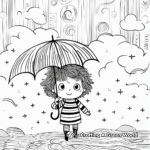 Windy and Rainy Day Coloring Pages 4