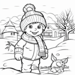 Winter-Themed New Year's Day Coloring Pages 2