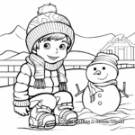 Winter-Themed New Year's Day Coloring Pages 4