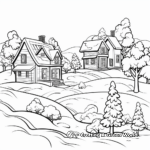 Winter Wonderland Coloring Pages 3