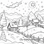Winter Wonderland Coloring Pages for February 1