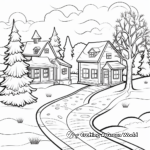Winter Wonderland Coloring Pages for February 3