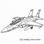 World War II Fighter Jet Coloring Pages 2