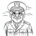 World War Veteran Coloring Pages for Veterans Day 4