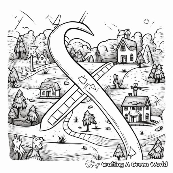 Treasure Map Coloring Pages - Free & Printable!