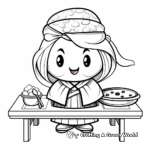 Xiao Long Bao: The Soup Dumpling Coloring Pages 1