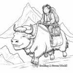 Yak Herder Coloring Pages 1