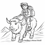 Yak Herder Coloring Pages 2