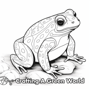 Poison Dart Frog Coloring Pages - Free &amp; Printable!