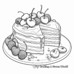 Yummy Pie Coloring Pages 2