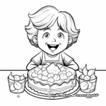 Yummy Pie Coloring Pages 3