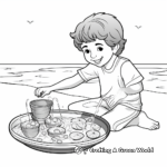 Zam Zam Water and Dates Coloring Pages 2