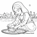 Zam Zam Water and Dates Coloring Pages 4