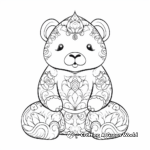 Zen Panda Coloring Pages for Relaxation 3