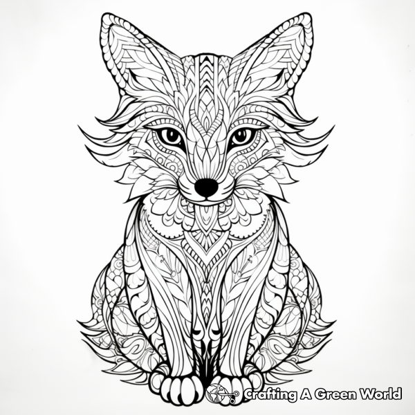 Fox Coloring Pages - Free &amp; Printable!