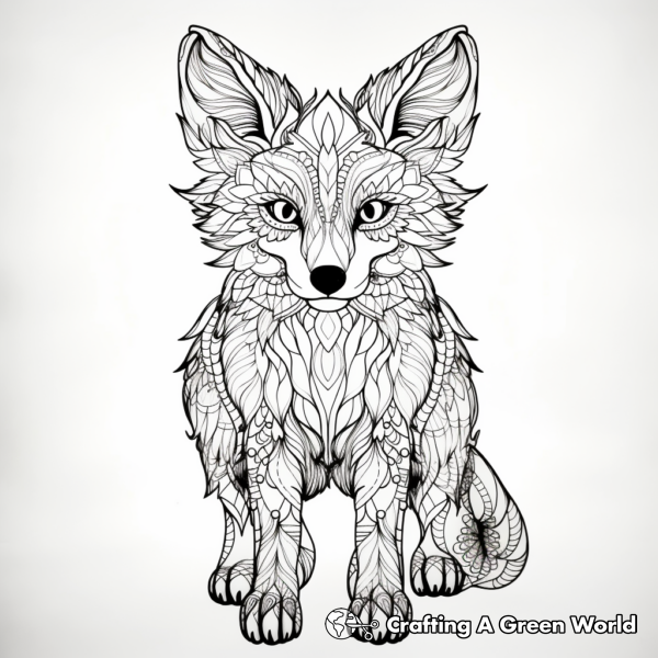 Fox Coloring Pages - Free &amp; Printable!
