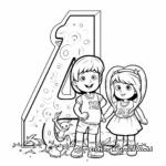 ABC and Numbers Combination Coloring Pages 2