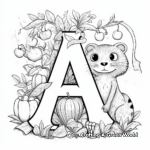 ABC Animal Alphabet Coloring Pages 2