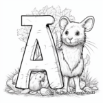 ABC Animal Alphabet Coloring Pages 3