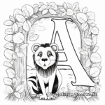 ABC Animal Alphabet Coloring Pages 4