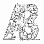 ABC Doodle Art Coloring Pages 4