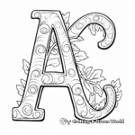 ABC Lowercase Letters Coloring Pages 1