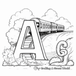 ABC Lowercase Letters Coloring Pages 3