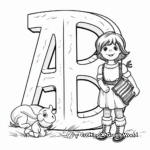ABC Lowercase Letters Coloring Pages 4