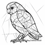 Abstract Barn Owl Coloring Pages for Artists 1