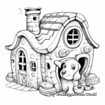 Abstract Dog House Coloring Pages for Artists 4