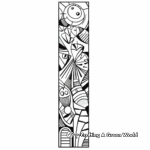 Abstract Patterns Bookmark Coloring Pages 2