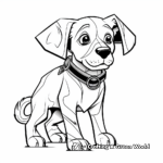 Abstract Police Dog Coloring Pages for Artists 2