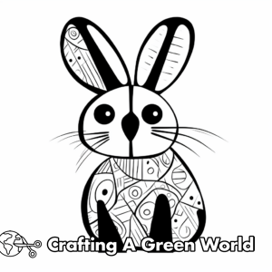 Year Of The Rabbit Coloring Pages - Free & Printable!