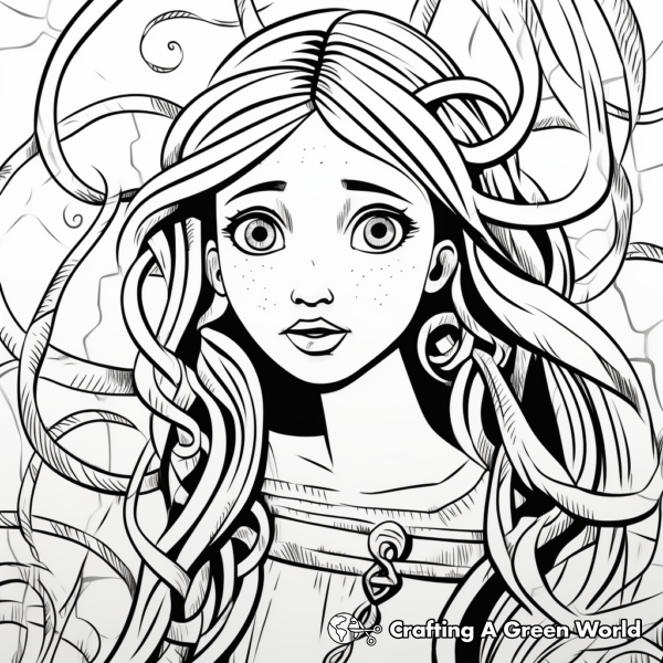 Rapunzel Coloring Pages - Free & Printable!