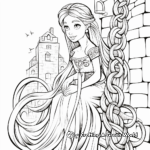 Abstract Rapunzel Coloring Pages for Artists 4