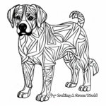 Abstract Rottweiler Coloring Pages for Artistic Minds 2