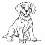 Abstract Rottweiler Coloring Pages for Artistic Minds 4