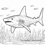 Abstract Tiger Shark Coloring Pages for Artists 2