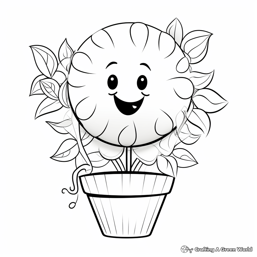 Adorable Balloon Positivity Coloring Pages for Children 4