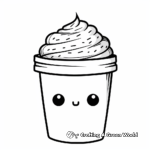 Adorable Starbucks Coffee Cup Coloring Pages 2