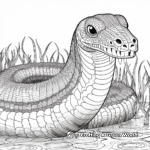 Adult Titanoboa Coloring Pages - Attention to Detail 1