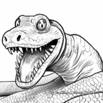 Adult Titanoboa Coloring Pages - Attention to Detail 2