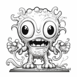 Alien Monster Coloring Pages 1