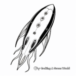 Amazing Bioluminescent Squid Coloring Pages 2