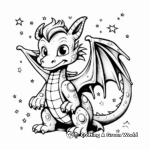 Amazing Space Dragon Coloring Pages 1