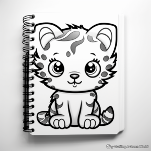 Animal Print Binder Cover Coloring Pages 1